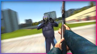 ...Well That's One Way To Use A Gun ( Throwable Weapons ) | Garry's Mod