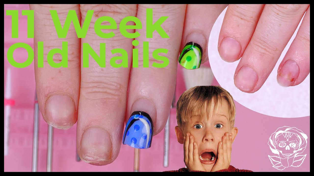 Removing 11 Week Old Nails | E-file Prep Tutorial