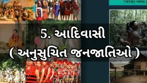 STD 7 SS Chap 5 Aadivasi ( Anusuchit janajati) 5 આદિવાસી ( અનુસૂચિત જનજાતિઓ )