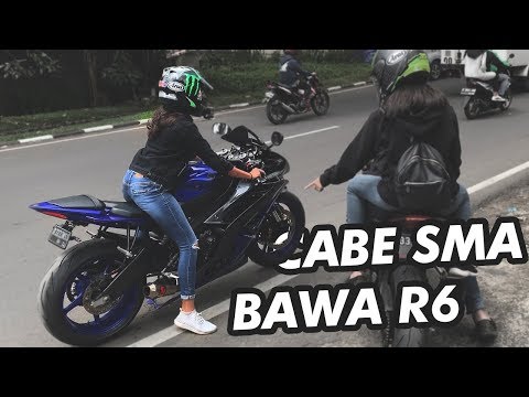 Yamaha R6 gue dibajak cewe SMA 👧🏻