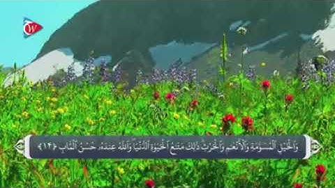تلاوت بسیار زیبا  از سوره آل عمران با ترجمه فارسی