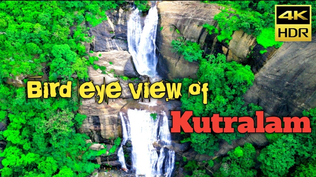 Bird eye view of kutralam mainfalls today | Dji mini 3 pro 🦅 |