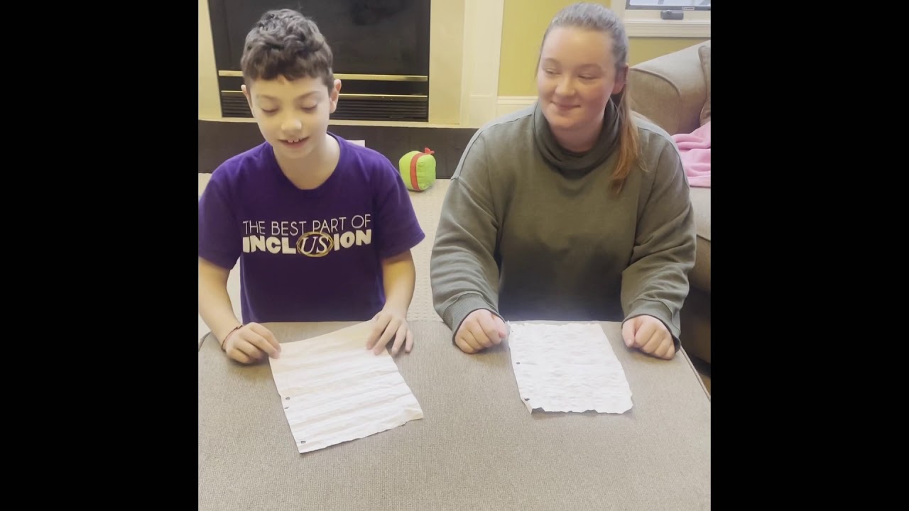 Breaking world record?  Folding 1 piece of paper 8 times!