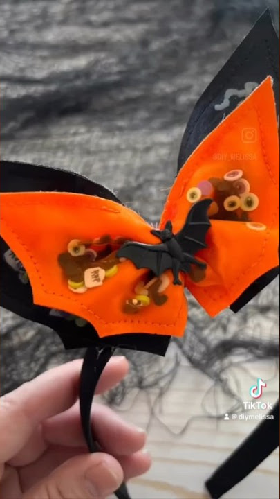 DIY Shaker Bat Bow Headband