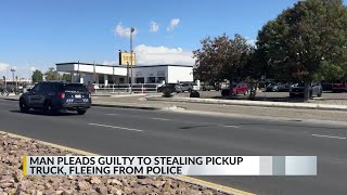 Man pleads guilty to fleeing from Albuquerque officers in stolen truck