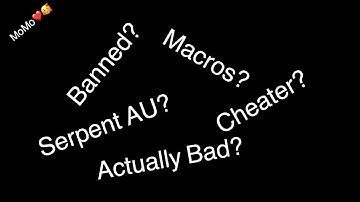 So I got accused of macros...The Truth