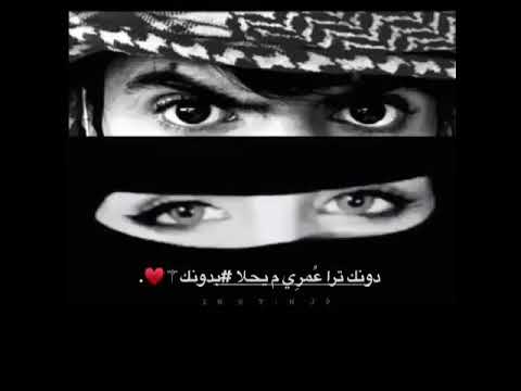 دونك ترى عمري مايحلا بدونك