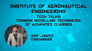 Tech talks|Common modeling techniques of Advanced classes|(OOAD)