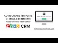 CRM Zoho italiano, Creazione template email, Offerte, Ordini, Fatture