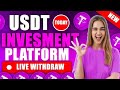 USDT INVESTMENT PLATFORM || SIGN UP AND GET 20USDT FREE ||