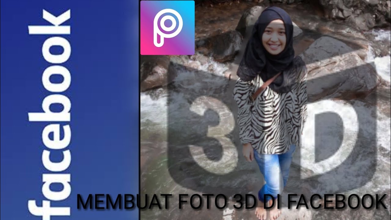  cara  membuat foto  3D  di Facebook  dengan android  tutorial 