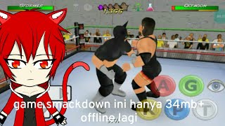 Game smackdown offline versi android ini ukurannya cuma 34mb-Wrestling Revolution 3D Indonesia screenshot 3