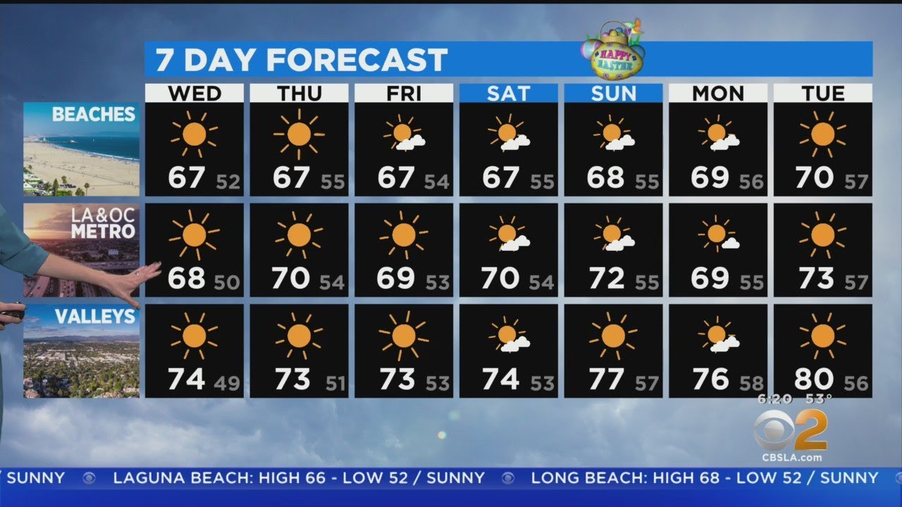 Amber Lee's weather forecast (April 13) YouTube