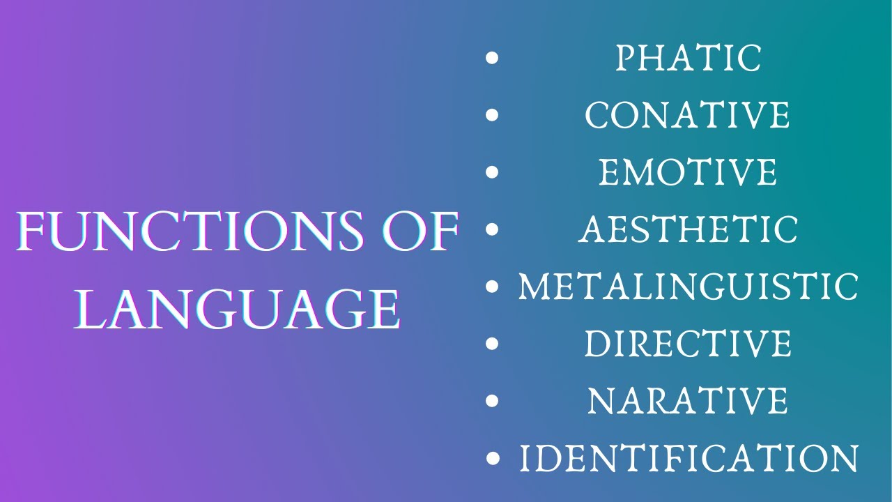 functions of language in logic and critical thinking