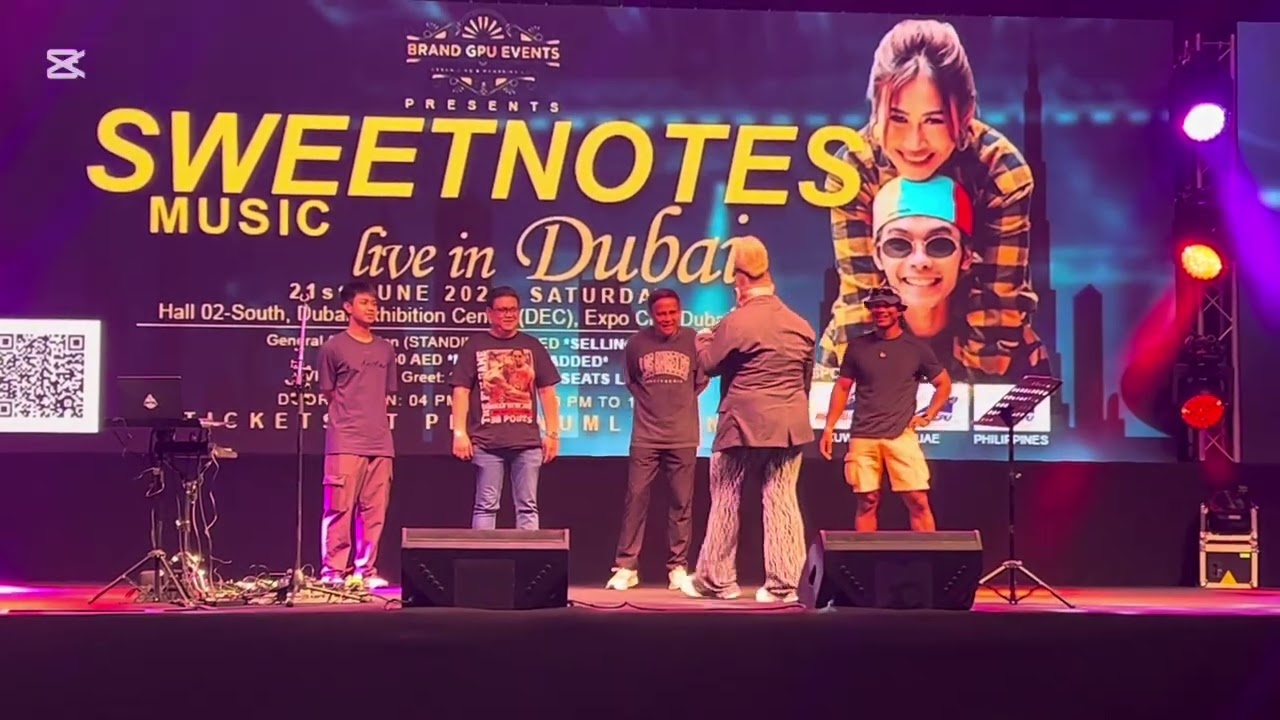 Sweetnotes Music in DUBAI concert