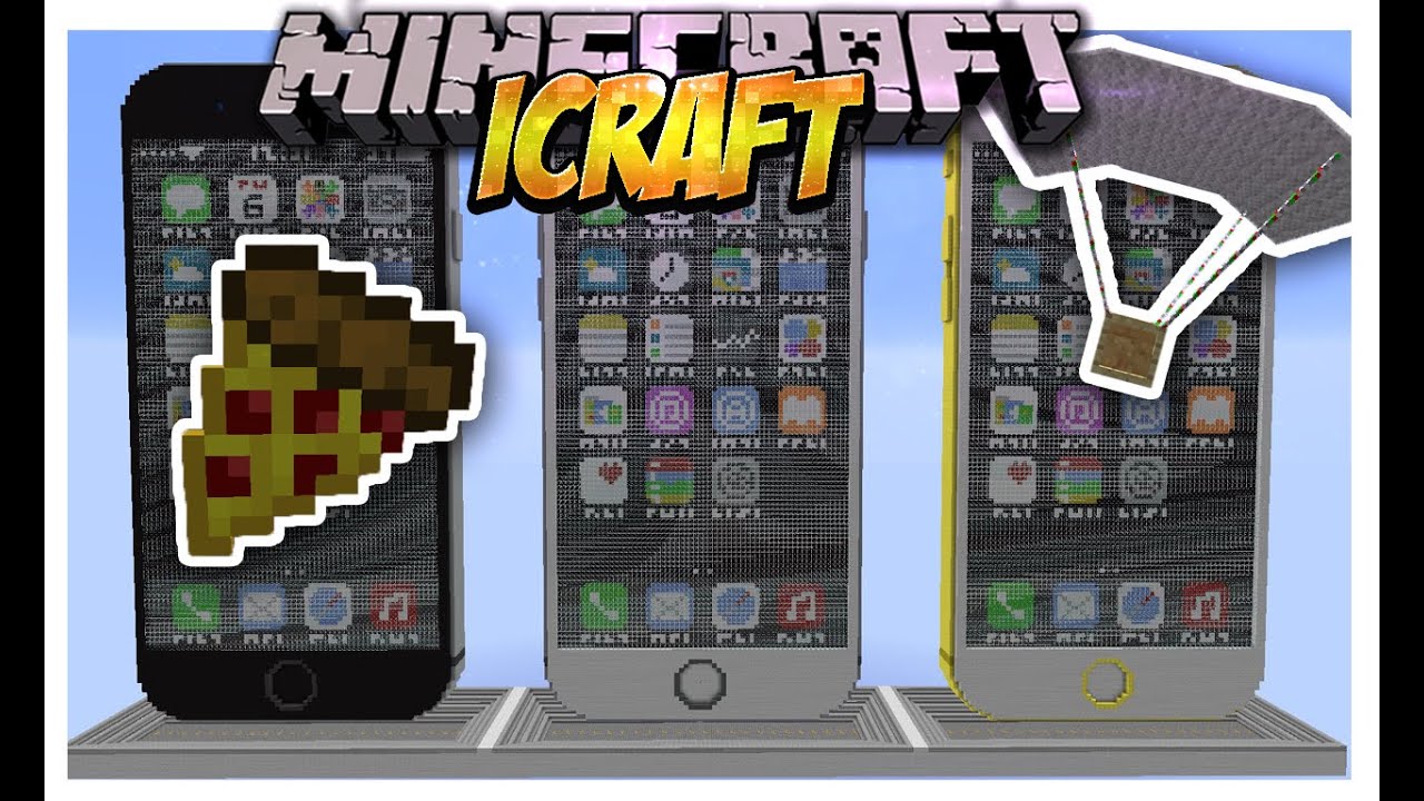 iCraft MOD (Ten un Iphone 6 en minecraft) Español Minecraft 1.7.10