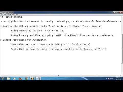 Selenium Tutorial 4: Selenium Test Life Cycle