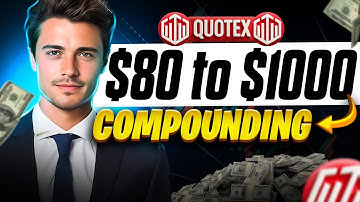 QUOTEX 10$ TO 1000$ COMPOUNDING STRATEGY | QUOTEX 1 MINUTE COMPOUNDING STRATEGY | QUOTEX TRADING 