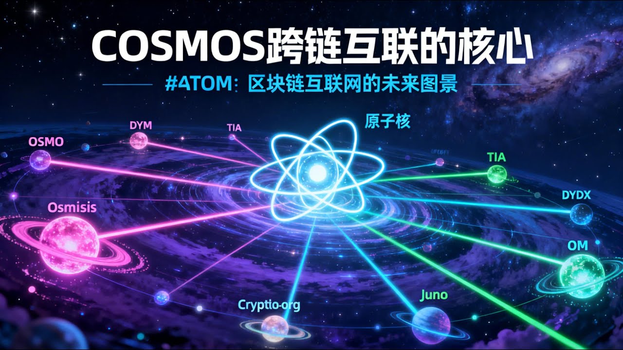 COSMOS跨链互联的核心 ATOM区块链互联网的未来图景 | ATOM最新消息
