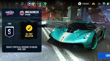 Koenigsegg Jesko Rival in Neon Nights - NFS No Limits