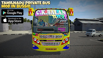 Tamilnadu Private Bus Mod In Bus Simulator Indonesia - Bussid Bus Mod - Bussid Car Mod - Bussid