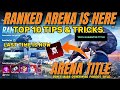 How To Get Arena Dominator Title In BGMI | How To Increase Fast Rank In Arena Ranked 