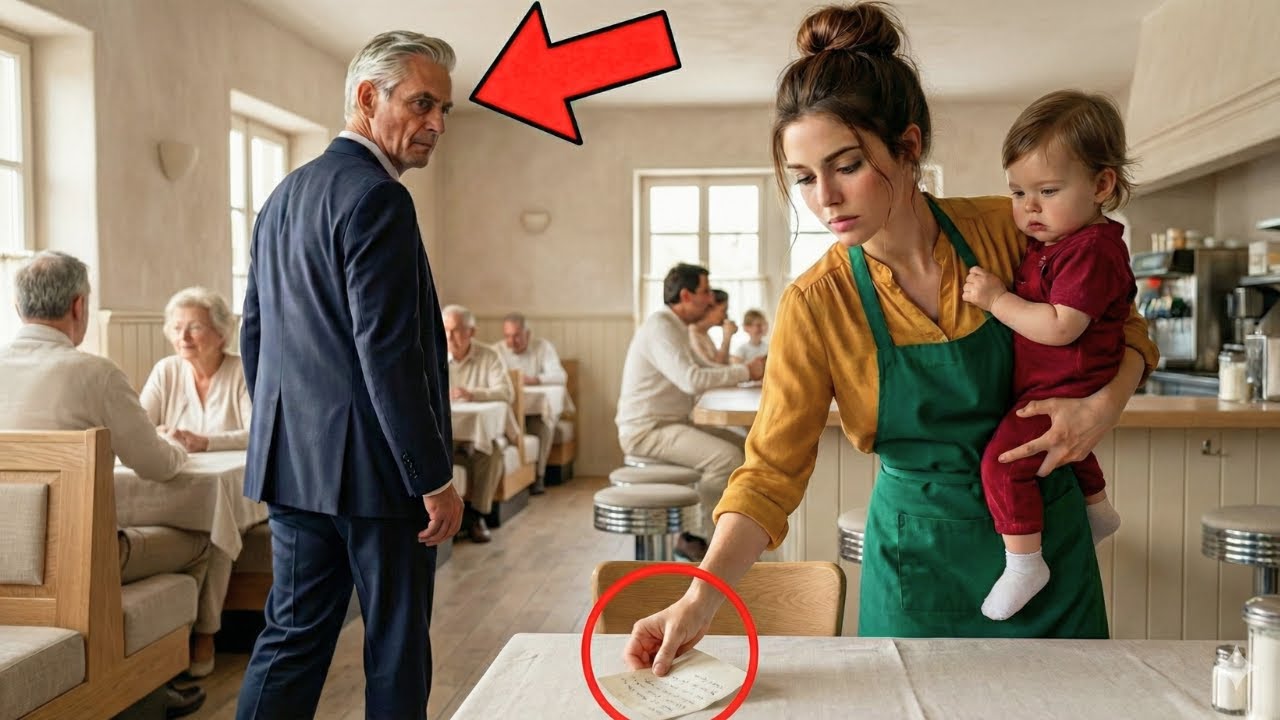 A Milliárdos 0 Ft Borravalót Hagyott – De Az Egyedülálló Anya Titkos Üzenetet Talált a Tányér Alatt