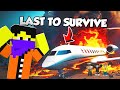 Last to survive plane crash in minecraft wins 