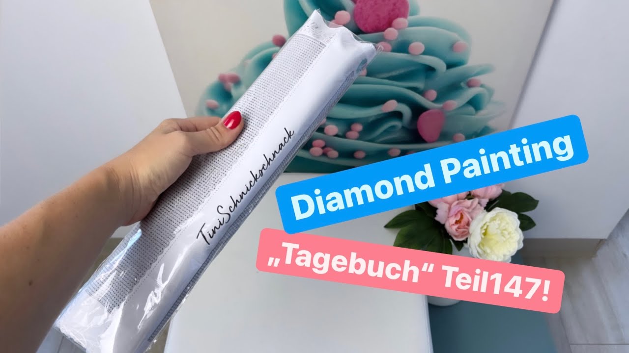 Diamond Painting „Tagebuch“ Teil147!🙃💚Ahhhhhh!! Ich habe Secret Picture No.15 angefangen! 🙈