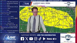 LIVE at NOON: Matt's Updating the tornado and hail chances for today.