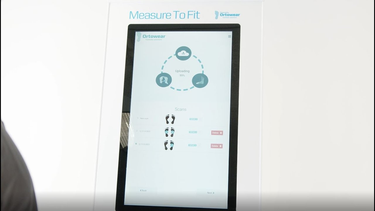 ortoBASE 3D Plantar Laser Scanner from Ortowear (3DP2) - YouTube
