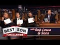 Best son challenge with rob lowe and his sons