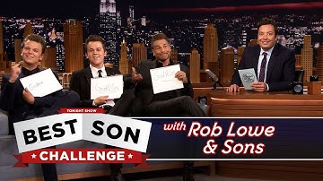 Best Son Challenge with Rob Lowe and His Sons