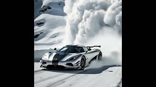 Koenigsegg Agera Rs Escapes Avalanche In Epic Snow Drift Ultra-Realistic Ai Cinematic