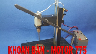 Chế Khoan Bàn 12v Siêu Mạnh Motor 775 - v4