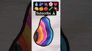 Satisfying Creative Art 💧🫐🍇🌸💗🍋🍊🍅🥒🍫#satisfying #creativeart #viral #artwork #subscribe