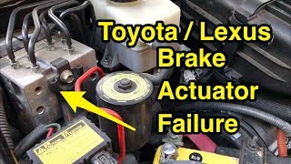 This is how the brake booster pump sounds after abs actuator assembly
failed on our toyota highlander. it keeps turning every few seconds
due to...