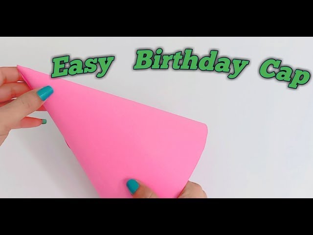 How to make birthday cap at home /DIY birthday cap ideas -Shamina's DIY class=