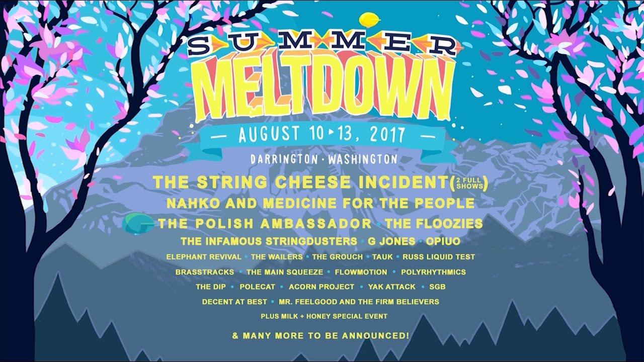 Summer Meltdown 2017 Initial Lineup Announcement MeltdownWA YouTube