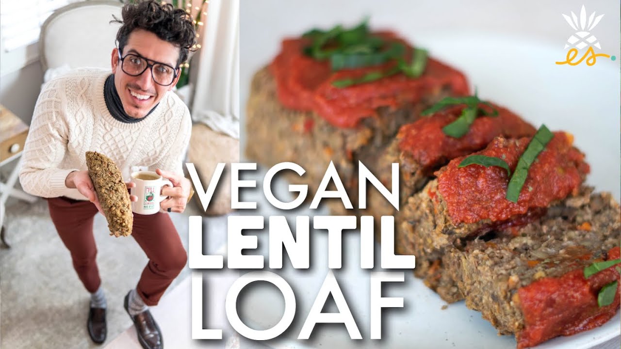 Vegan Holiday Lentil Loaf | High Protein, Gluten-Free