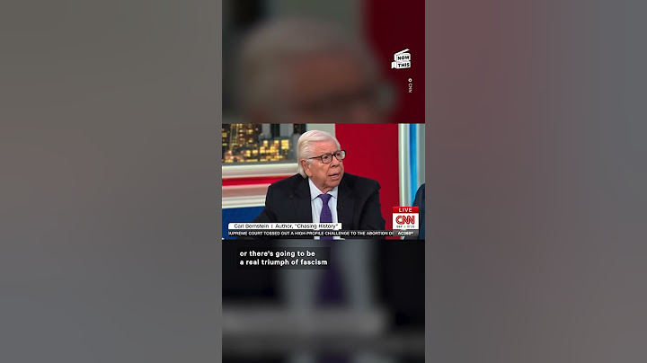 Journalist Carl Bernstein Calls 2024 Election a Critical Moment