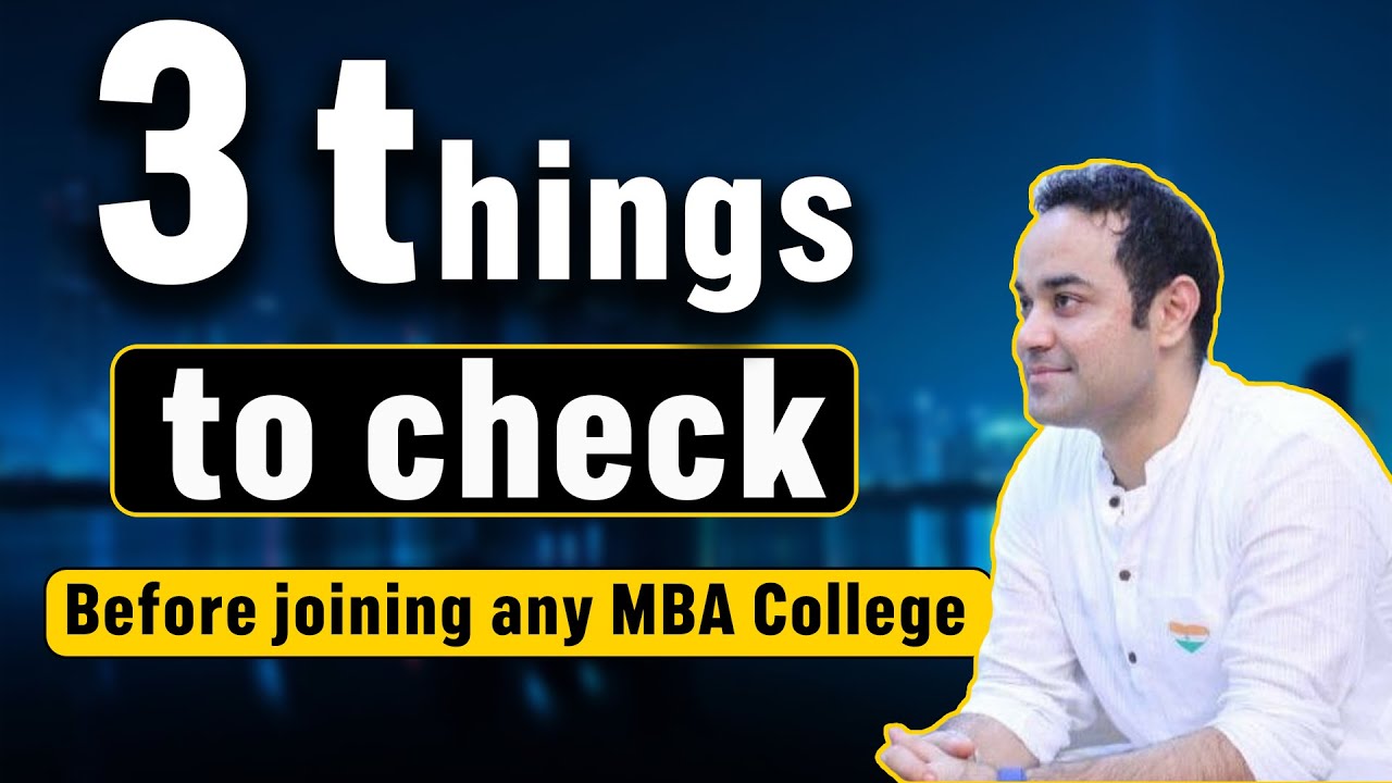 Top 3 things to do before joining a BSchool | MBA Preparation - YouTube