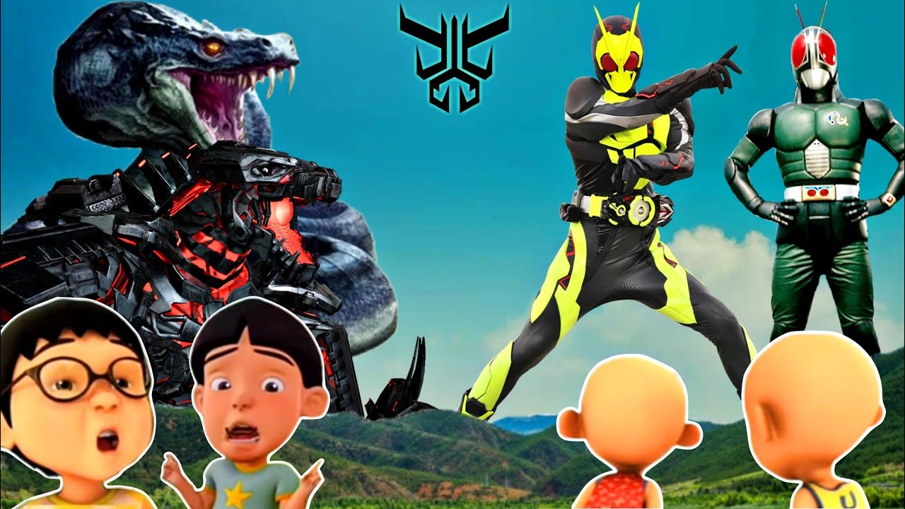 Satria Baja Hitam &Kamen Rider Kuning Berhasil mengalahkan monster ...