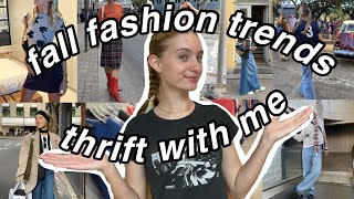 come thrift with me for fall fashion trends + try on haul!