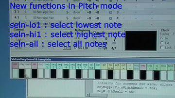 Sequetron 13.xx Dev test individual note pitch-shifts