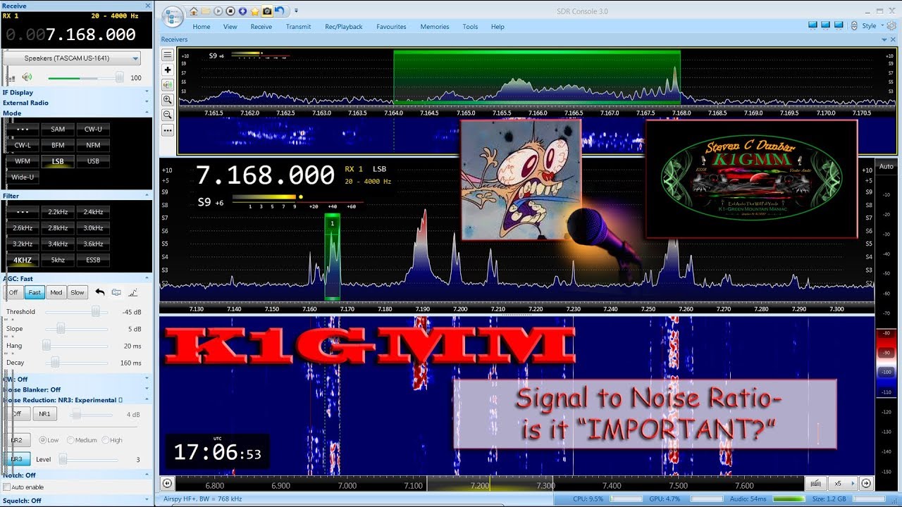K1GMM HAM RADIO...Signal to Noise Ratio! Is it Important? - YouTube