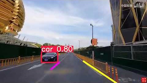 Sample Running with Integration of YOLOv5 Model and Lane Detection 2