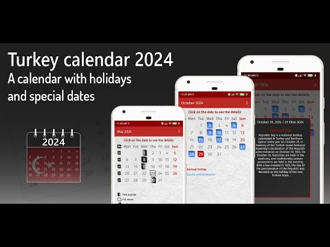 turquia calendário 2024