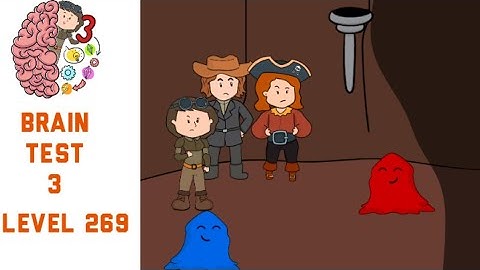 Brain Test 3 Level 269 The Slime King told them to go through 2 doors towards the east Walkthrough