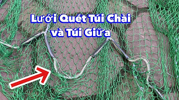 Lưới Quét Túi Chài - Kết Hợp Với Túi Giữa | Cao 2x40m Dù Thái Xanh | Độc Đáo - Hiệu Quả - Chất Lượng